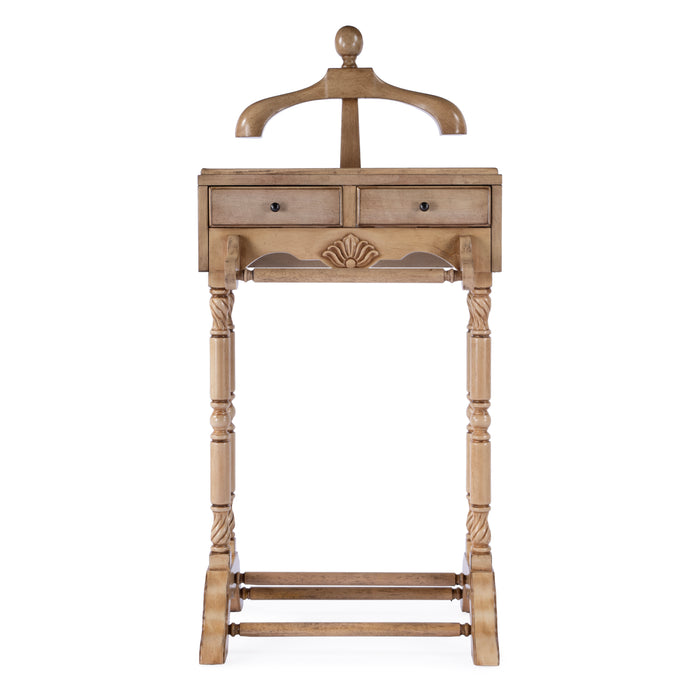 Butler Specialty Company, Petrov Clothing Valet Stand, Tan/Beige