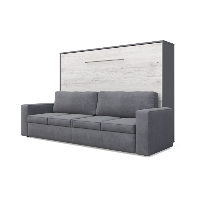 Maxima House - INVENTO Horizontal Murphy Bed with Sofa - European Queen Size, Stylish and Space-Saving Design