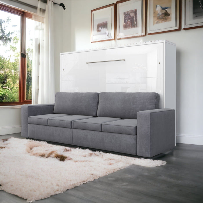 Maxima House - INVENTO Horizontal Murphy Bed with Sofa - European Queen Size, Stylish and Space-Saving Design