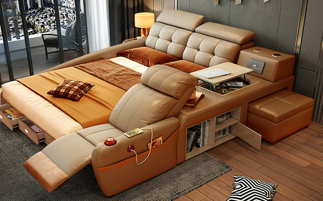 (Custom Order) Jubilee Furniture - Veronica Multifunctional Smart Bed | Futuristic Furniture