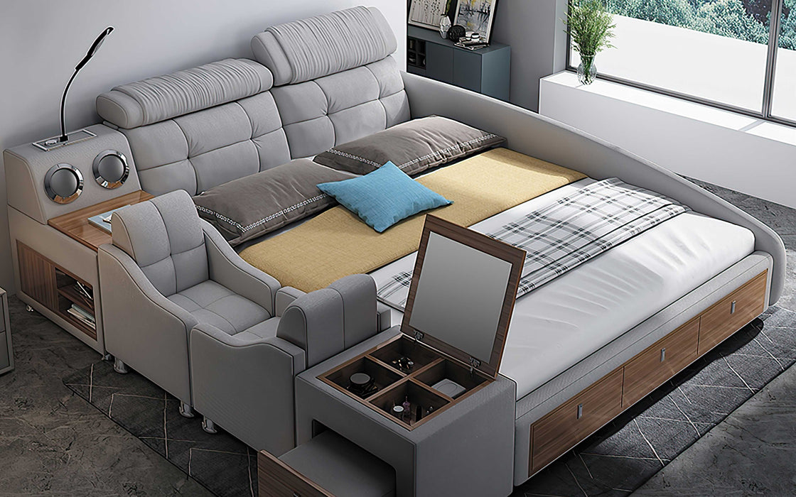 (Custom Order) Jubilee Furniture - Sheffield Modular Modern Multifunctional Smart Bed