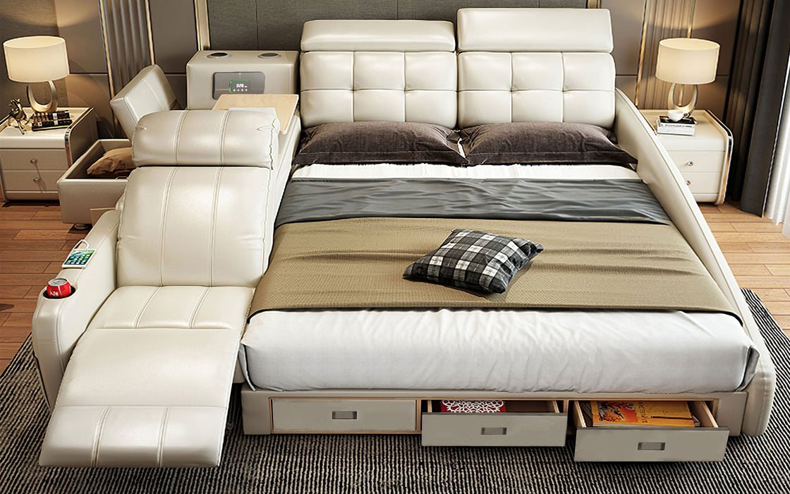 (Custom Order) Jubilee Furniture - Veronica Multifunctional Smart Bed | Futuristic Furniture