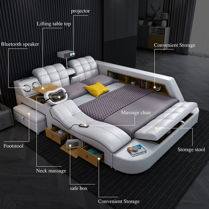 (Custom Order) Jubilee Furniture - Sophia Tech Smart Ultimate Bed | All In One Bed