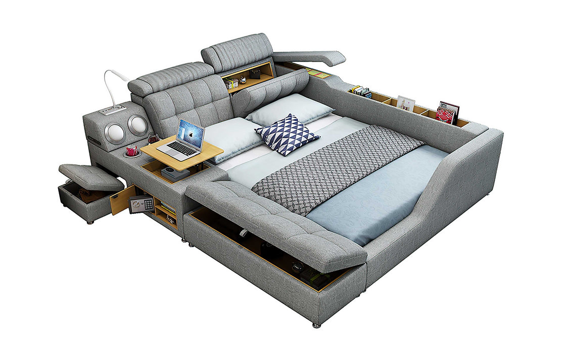 (Custom Order) Jubilee Furniture - Athena Modern Multifunctional Smart Bed