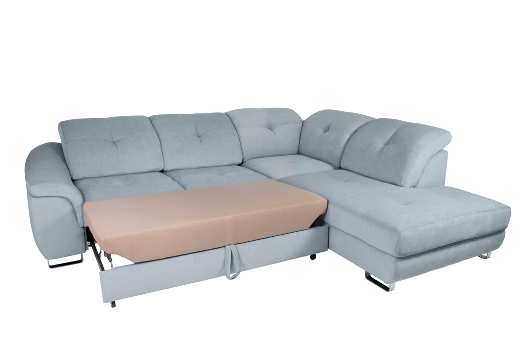 Maxima House - NOBILIA Sectional Sleeper Sofa with Storage, Right