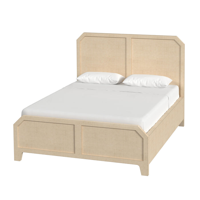 Butler Specialty Company, Bar Harbor Queen Raffia Panel Bed