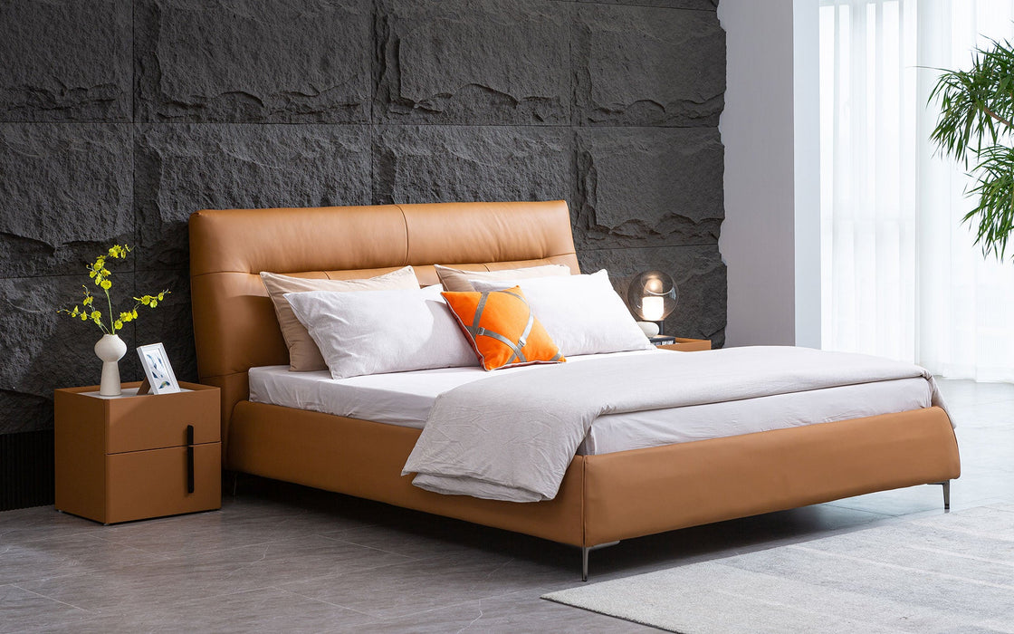 (Custom Order) Jubilee Furniture - Zephyr Modern Leather Platform Bed