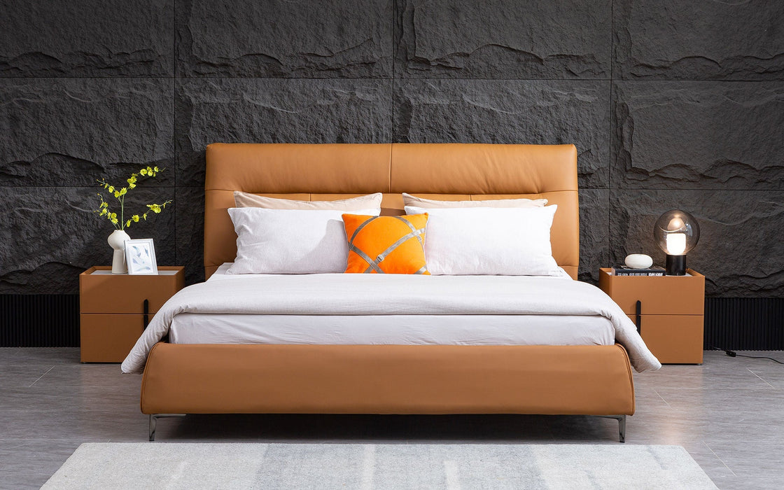 Jubilee Furniture - Zephyr Modern Leather Platform Bed