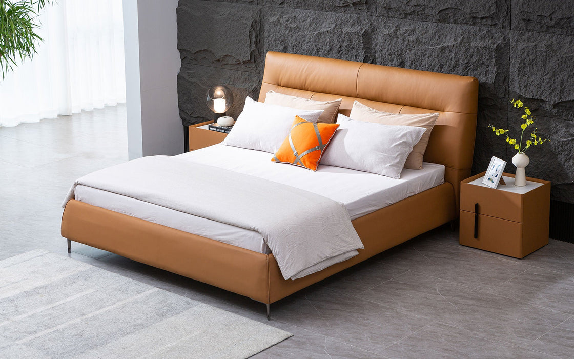 (Custom Order) Jubilee Furniture - Zephyr Modern Leather Platform Bed