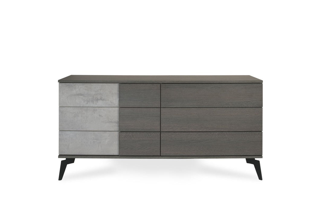 Jubilee Furniture - Polish Modern Faux Concrete & Grey Bedroom Set