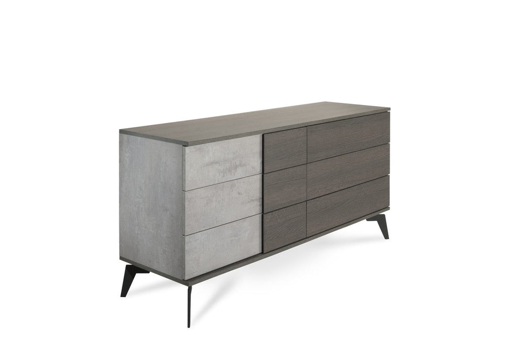 Jubilee Furniture - Polish Modern Faux Concrete & Grey Bedroom Set