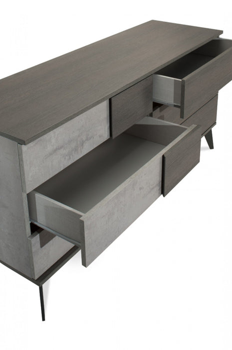 Jubilee Furniture - Polish Modern Faux Concrete & Grey Bedroom Set