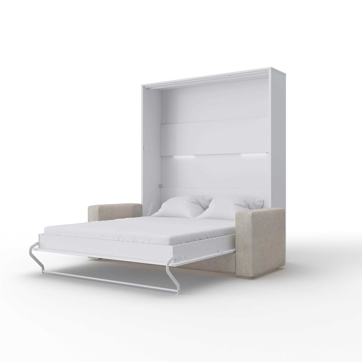 Maxima House INVENTO Queen Vertical Wall Bed With Sofa Space Saving Bed