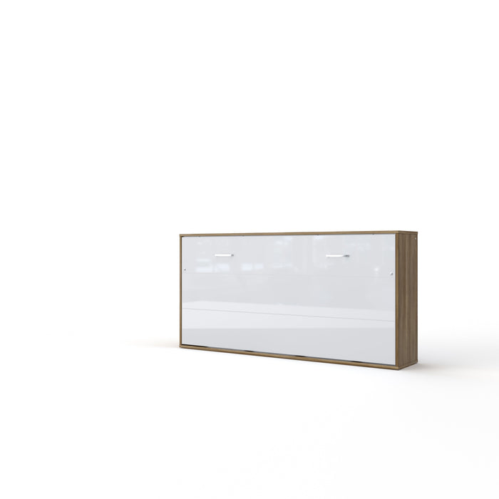 Maxima House - INVENTO Horizontal Murphy Bed with European Twin Size Mattress
