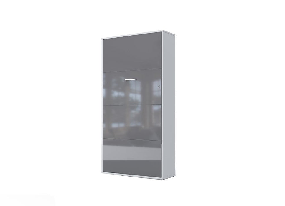 Maxima House - Invento Vertical Murphy Bed with Mattress, European Twin Size