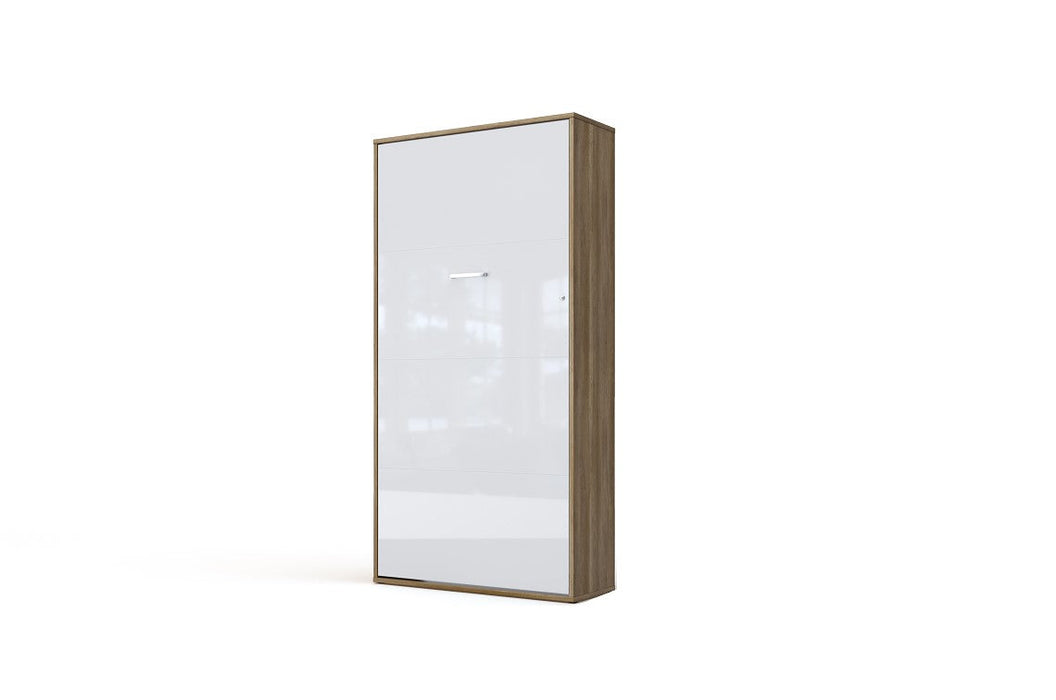 Maxima House - Invento Vertical Murphy Bed with Mattress, European Twin Size