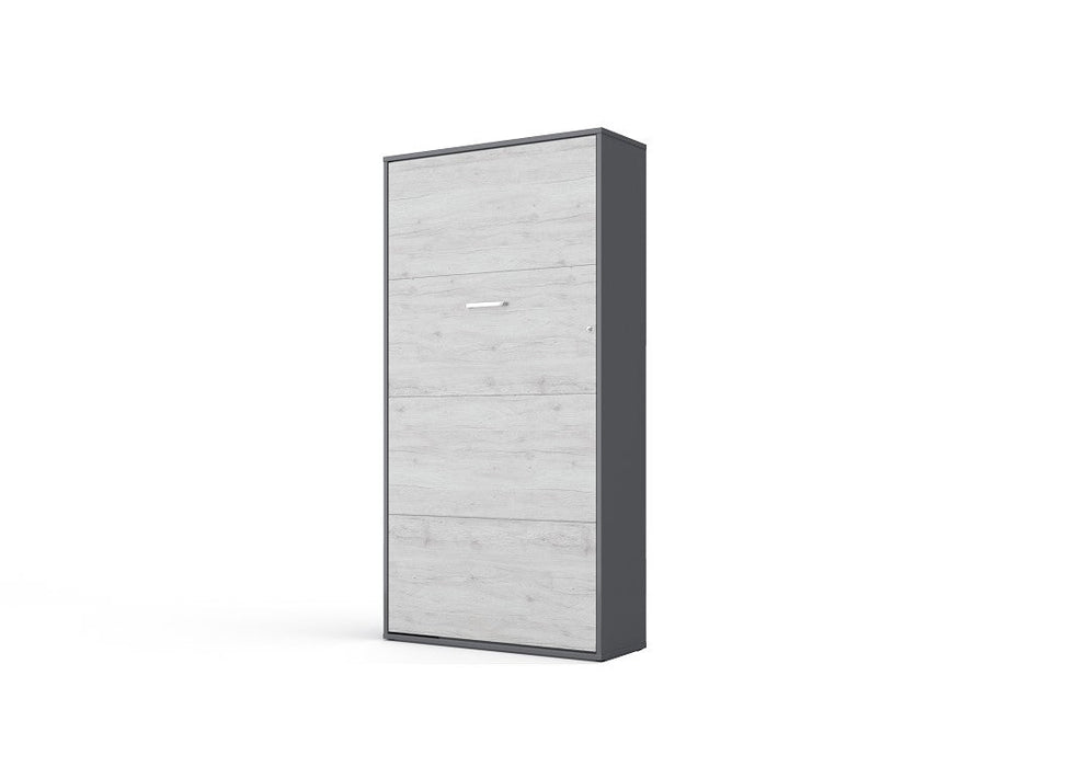 Maxima House - Invento Vertical Murphy Bed with Mattress, European Twin Size