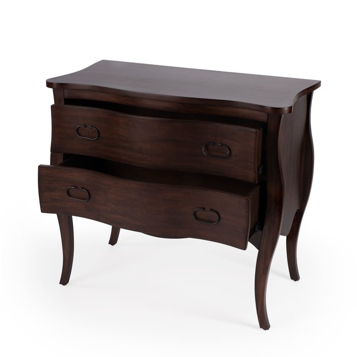 Butler Specialty Company, Rochelle Walnut 2 Drawer Chest, Dark Brown