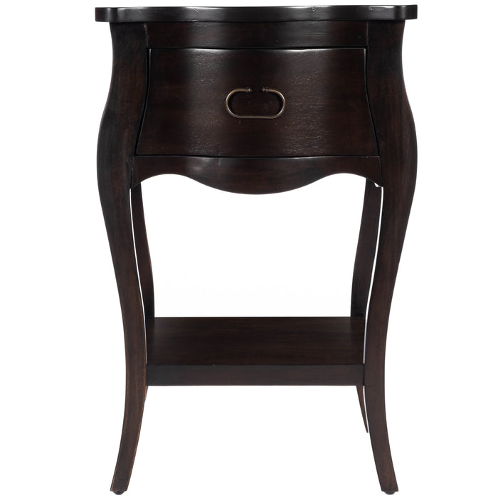 Butler Specialty Company, Rochelle 1 Drawer Nightstand, Dark Brown