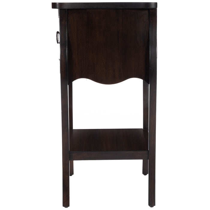 Butler Specialty Company, Rochelle 1 Drawer Nightstand, Dark Brown