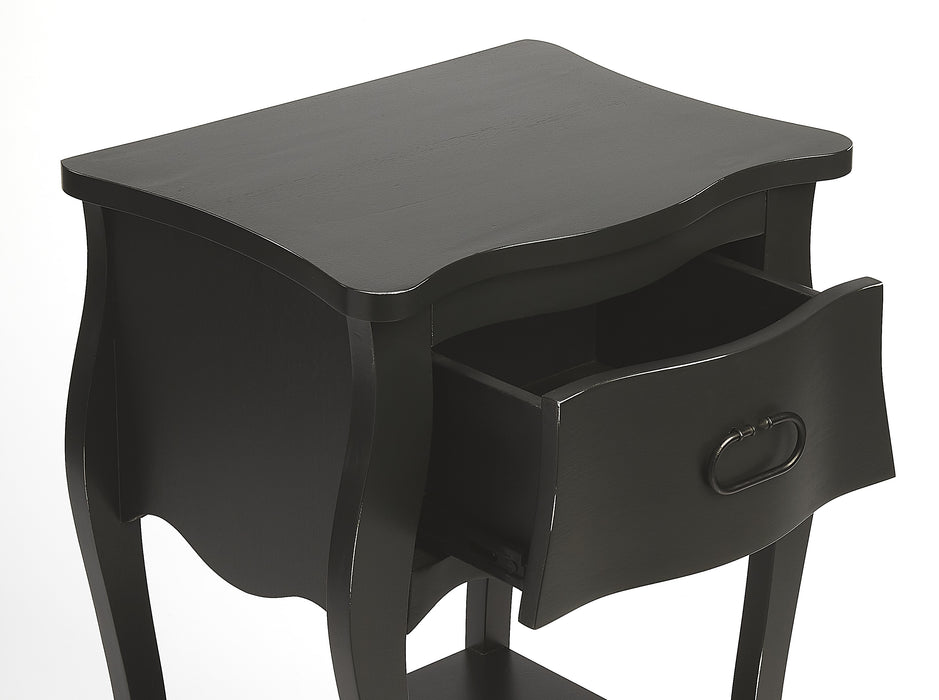 Butler Specialty Company, Rochelle 1 Drawer Nightstand, Black