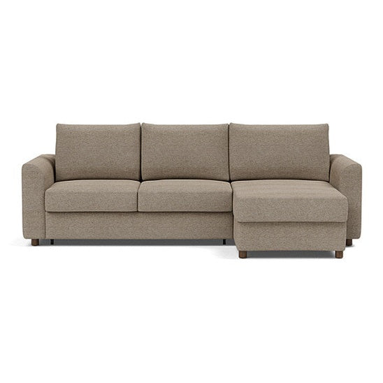 Innovation Living - Neah Sleeper Sectional with Chaise, Slim, Standard, or Curved Arms in Full, Queen, or King