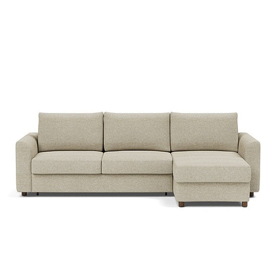 Innovation Living - Neah Sleeper Sectional with Chaise, Slim, Standard, or Curved Arms in Full, Queen, or King