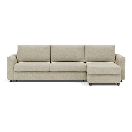 Innovation Living - Neah Sleeper Sectional with Chaise, Slim, Standard, or Curved Arms in Full, Queen, or King