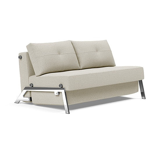 Innovation Living - Cubed 02 Sofa Bed with Chrome, Dark Wood or Lacquered Oak Legs, Full & Queen Size