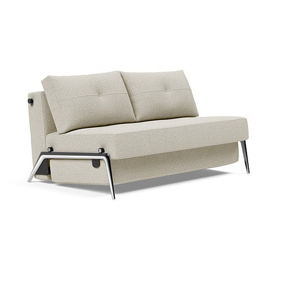 Innovation Living - Cubed 02 Sofa Bed with Chrome, Dark Wood or Lacquered Oak Legs, Full & Queen Size