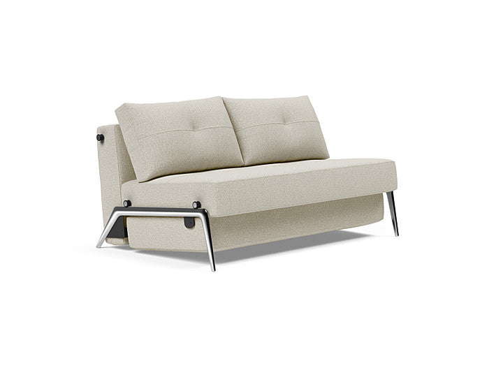 Innovation Living - Cubed 02 Sofa Bed with Aluminum, Chrome or Dark Wood Legs, Full & Queen Size