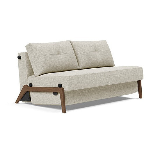 Innovation Living - Cubed 02 Sofa Bed with Chrome, Dark Wood or Lacquered Oak Legs, Full & Queen Size