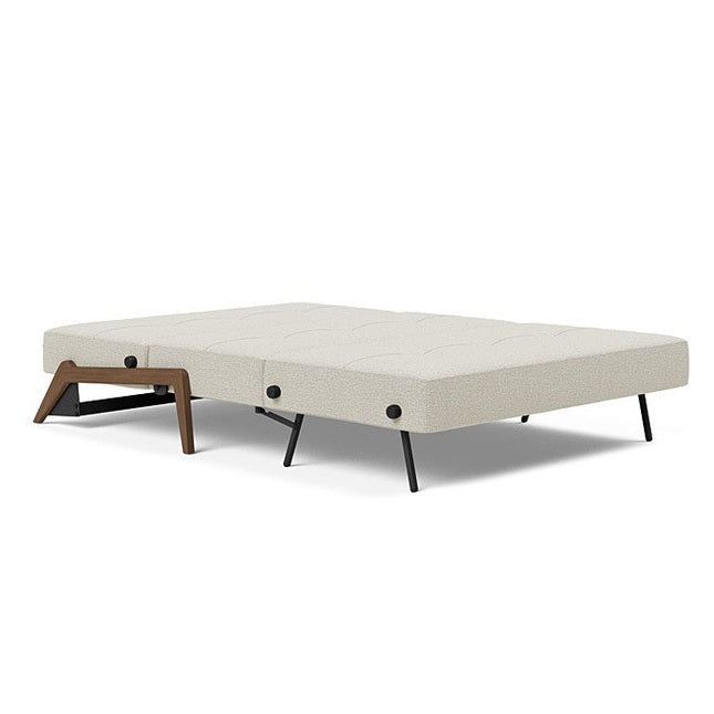 Innovation Living - Cubed 02 Sofa Bed with Chrome, Dark Wood or Lacquered Oak Legs, Full & Queen Size