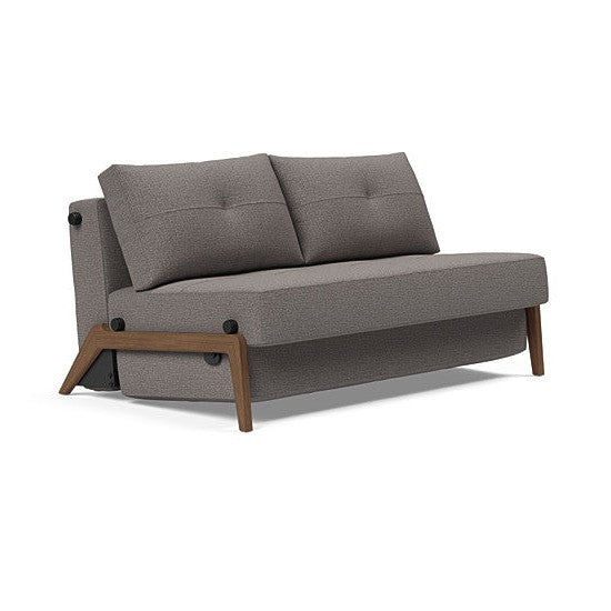 Innovation Living - Cubed 02 Sofa Bed with Chrome, Dark Wood or Lacquered Oak Legs, Full & Queen Size