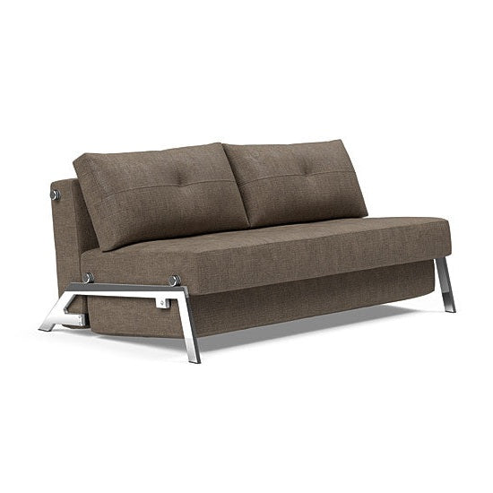 Innovation Living - Cubed 02 Sofa Bed with Chrome, Dark Wood or Lacquered Oak Legs, Full & Queen Size