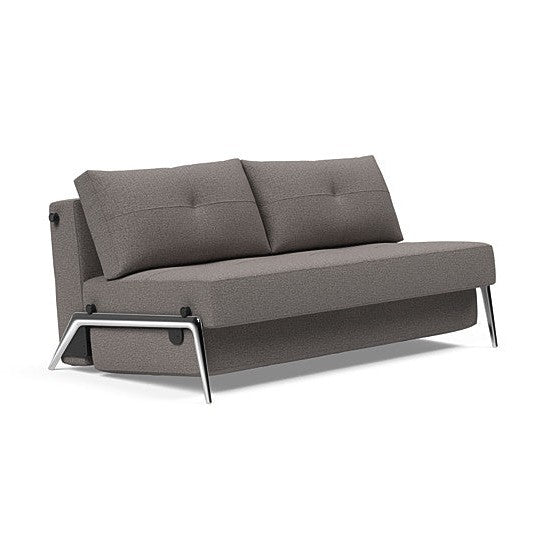 Innovation Living - Cubed 02 Sofa Bed with Chrome, Dark Wood or Lacquered Oak Legs, Full & Queen Size