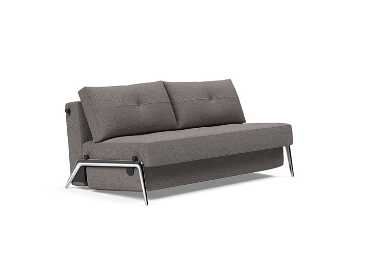 Innovation Living - Cubed 02 Sofa Bed with Aluminum, Chrome or Dark Wood Legs, Full & Queen Size