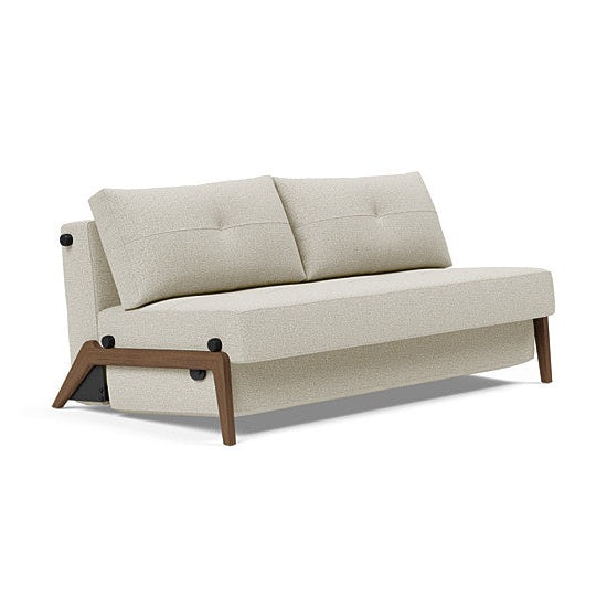 Innovation Living - Cubed 02 Sofa Bed with Chrome, Dark Wood or Lacquered Oak Legs, Full & Queen Size