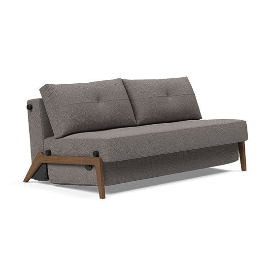 Innovation Living - Cubed 02 Sofa Bed with Chrome, Dark Wood or Lacquered Oak Legs, Full & Queen Size