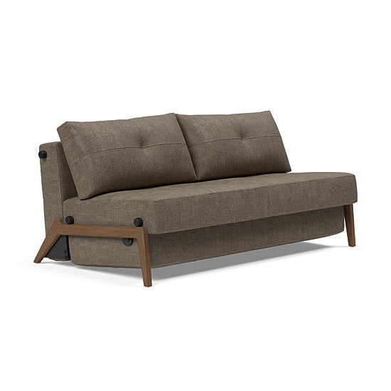 Innovation Living - Cubed 02 Sofa Bed with Chrome, Dark Wood or Lacquered Oak Legs, Full & Queen Size