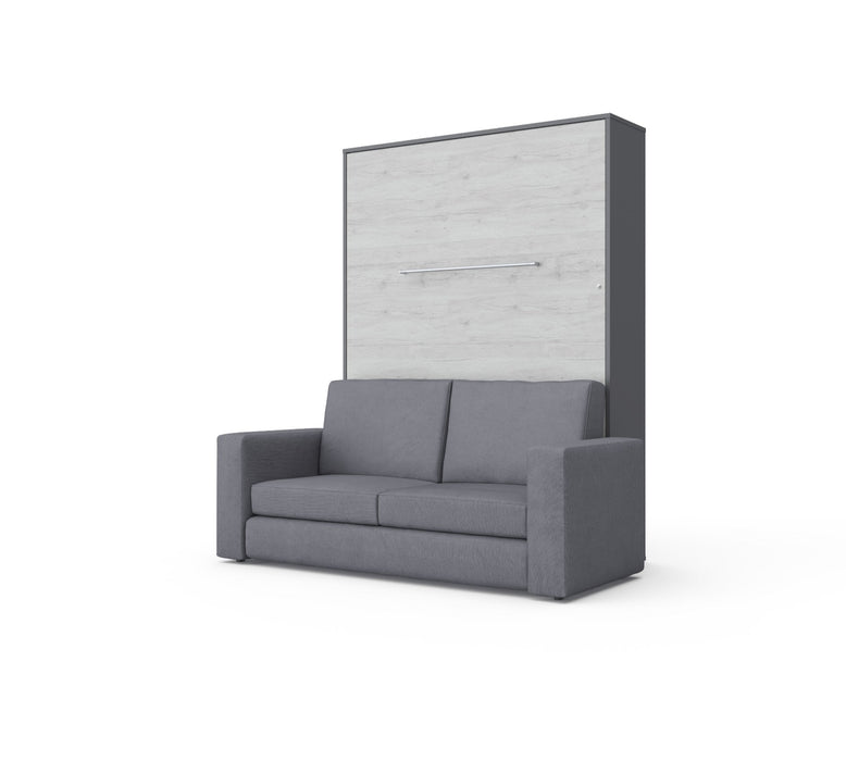 Maxima House - Invento European Full XL Vertical Murphy Bed with Integrated Sofa