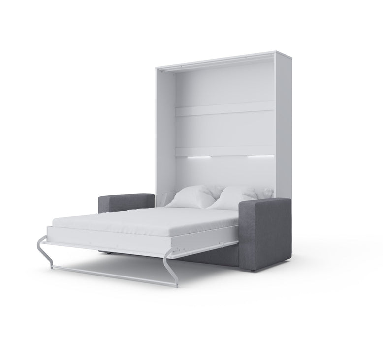 Maxima House - Invento European Full XL Vertical Murphy Bed with Integrated Sofa