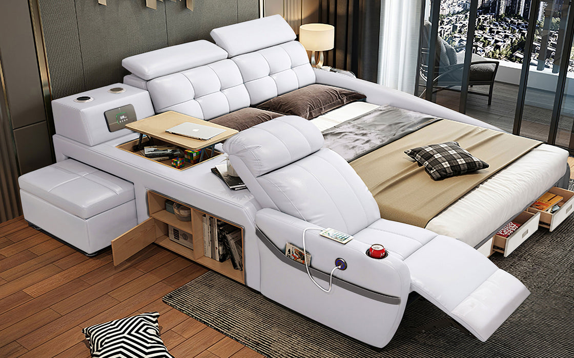 (Custom Order) Jubilee Furniture - Veronica Multifunctional Smart Bed | Futuristic Furniture