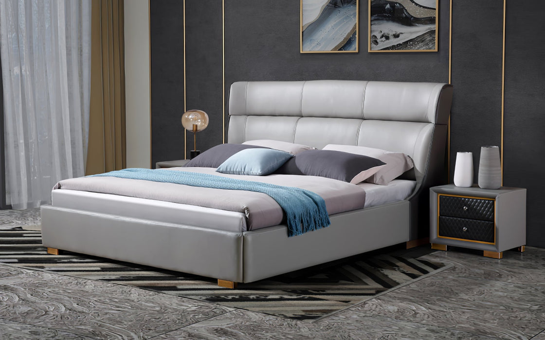 Jubilee Furniture - Fina Leather Bed in Queen