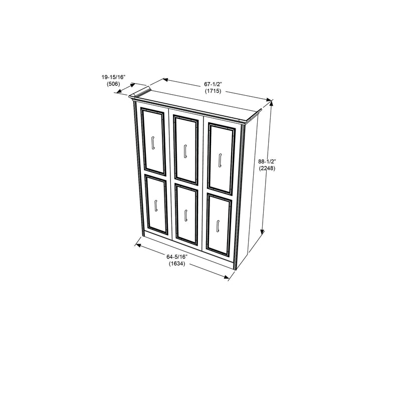 Leto Muro - Alegra Queen Portrait Wall Bed in White Finish ALEGQNP