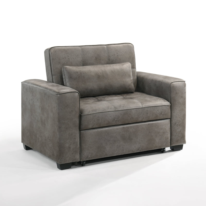 Night and Day - Brooklyn Queen/Full/Twin Sleeper Sofa in Cognac, Stone, Walnut