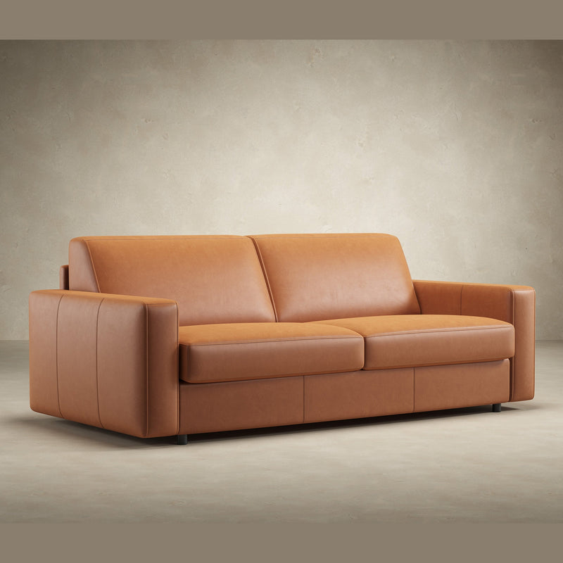 Innovation Living - Carnell Leather Queen Sleeper Sofa with Standard Arms