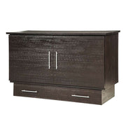 Arason - Creden-ZzZ Coffee Queen / Full Murphy Cabinet Bed with Mattress