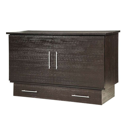 Arason - Creden-ZzZ Coffee Queen / Full Murphy Cabinet Bed with Mattress