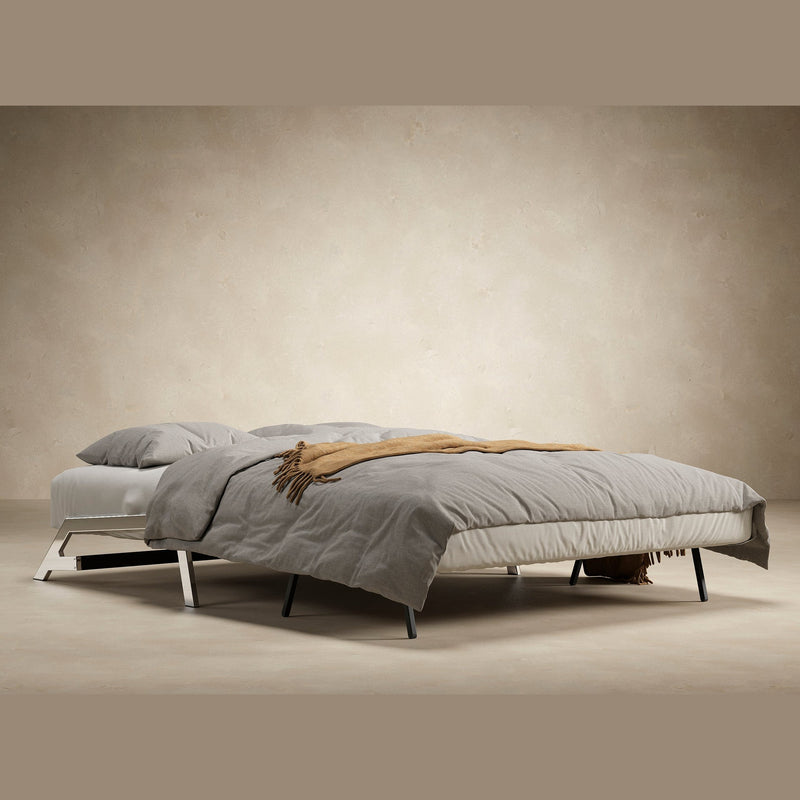 Innovation Living - Cubed 02 Sofa Bed with Chrome, Dark Wood or Lacquered Oak Legs, Full & Queen Size